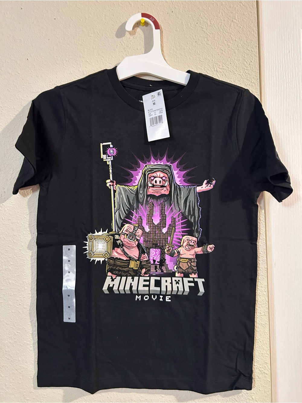 Minecraft Kids Black Graphic Tee